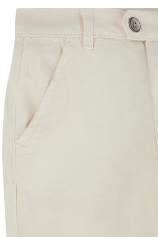 Pantalon en lin - Ecru - Guess