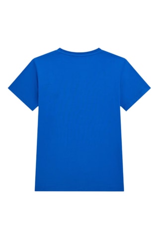 T-shirt en coton biologique Minime - Bleu électrique - Guess