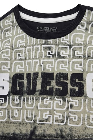 T-shirt en coton biologique - Noir - Guess