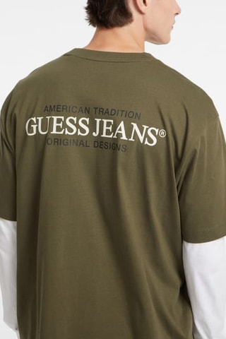 T-shirt - Vert olive - Guess