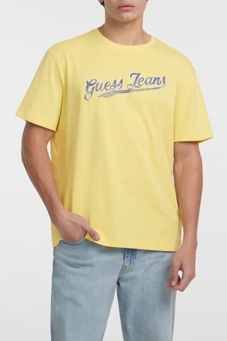 T-shirt - Jaune - Guess