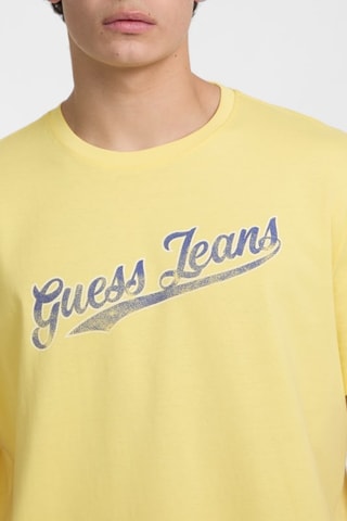 T-shirt - Jaune - Guess