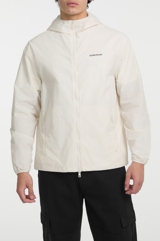 Coupe-vent à capuche - Ecru - Guess