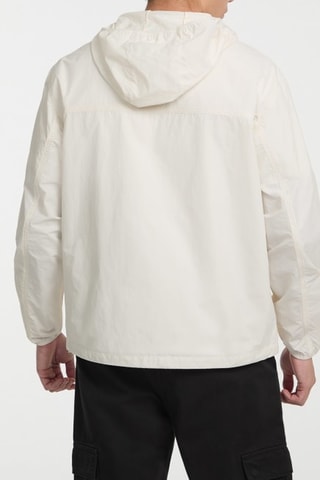 Coupe-vent à capuche - Ecru - Guess