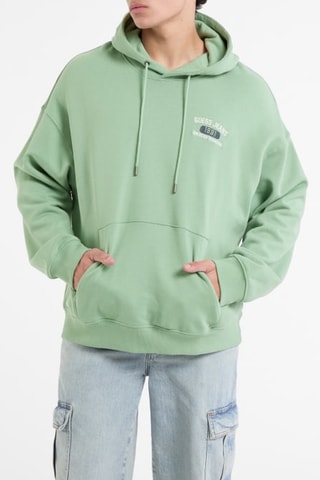 Sweat à capuche - Vert clair - Guess