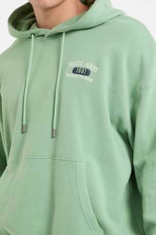 Sweat à capuche - Vert clair - Guess