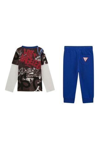 T-shirt et jogging - Anthracite et bleu marine - Guess