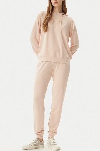 Sweat à capuche Lucia - Rose poudré - Guess