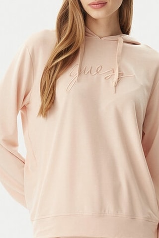Sweat à capuche Lucia - Rose poudré - Guess
