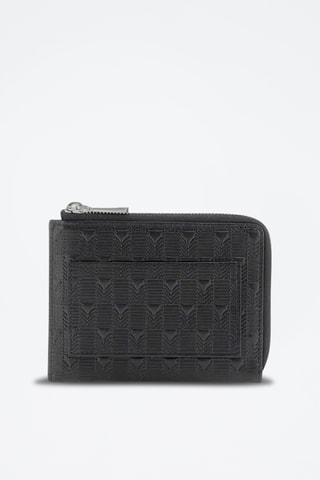 Porte-cartes en cuir - Noir - Guess