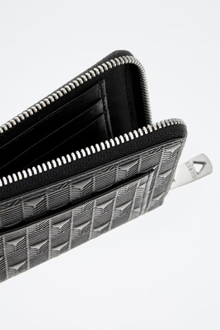 Porte-cartes en cuir - Noir - Guess