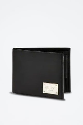 Portefeuille en cuir Milano - Noir - Guess