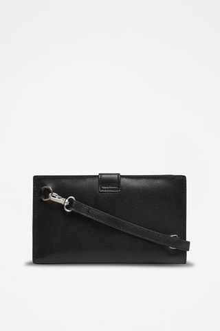 Compagnon en cuir Mito - Noir - Guess