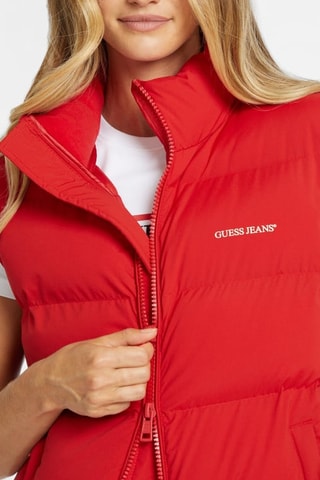 Doudoune sans manches - Rouge - Guess