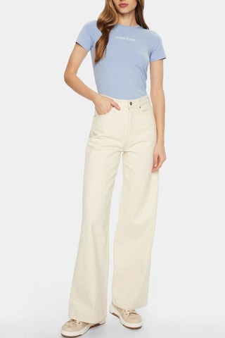 T-shirt slim - Bleu clair - Guess