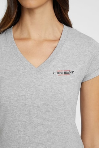 T-shirt slim Mini Americ - Gris chiné - Guess