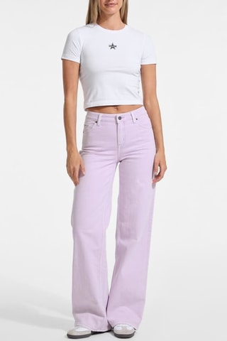 Jean wide legs - Mauve - Guess