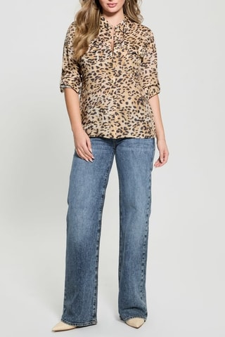 Chemisier Enora - Beige - Guess