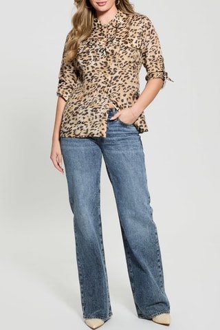 Chemisier Enora - Beige - Guess