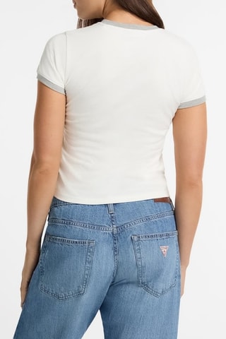 T-shirt slim - Blanc - Guess