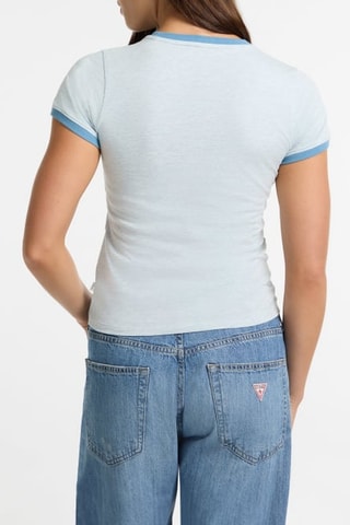 T-shirt slim - Blanc - Guess