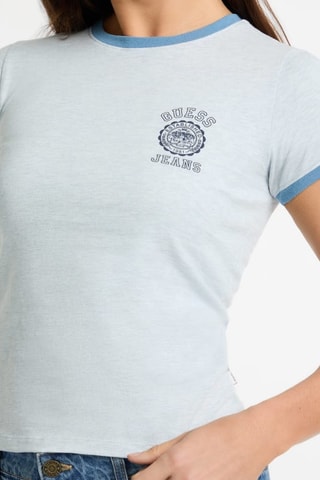 T-shirt slim - Blanc - Guess