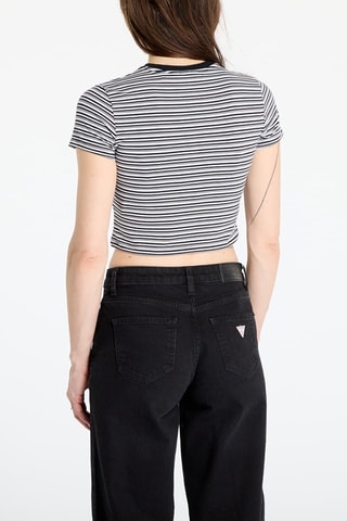 T-shirt cropped - Noir - Guess