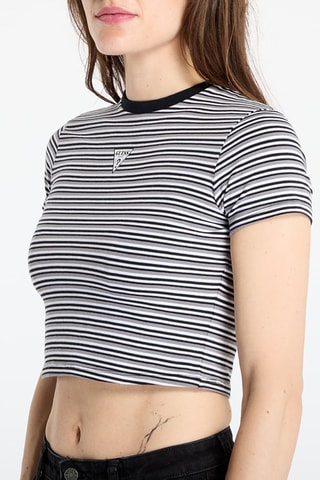 T-shirt cropped - Noir - Guess