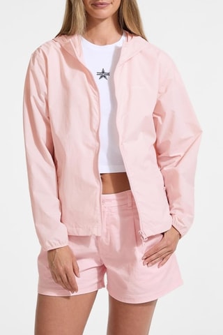 Coupe-vent à capuche - Rose - Guess