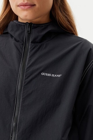 Coupe-vent à capuche - Noir - Guess