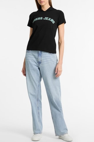 T-shirt à capuche - Noir - Guess