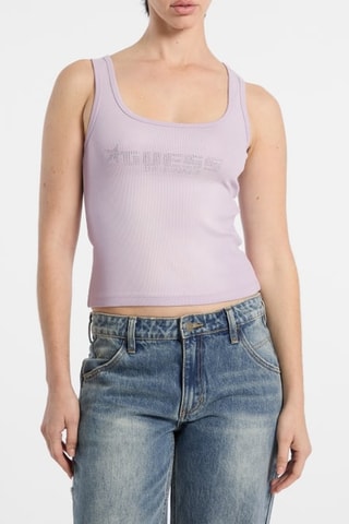 Débardeur Rhinestone - Mauve - Guess