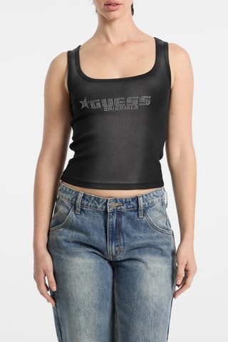 Débardeur Rhinestone - Noir - Guess