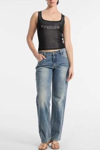 Débardeur Rhinestone - Noir - Guess