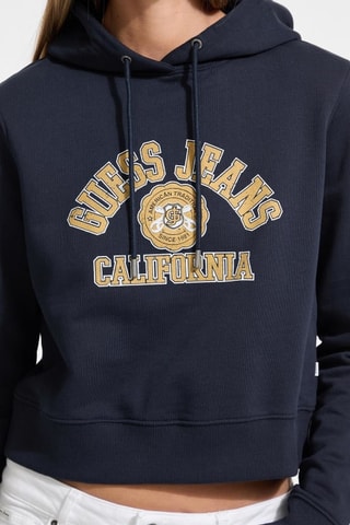 Sweat à capuche - Bleu marine - Guess