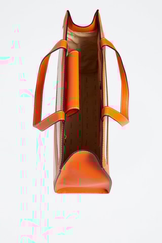 Cabas - Orange et beige