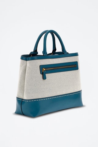 Sac à main - Bleu et gris