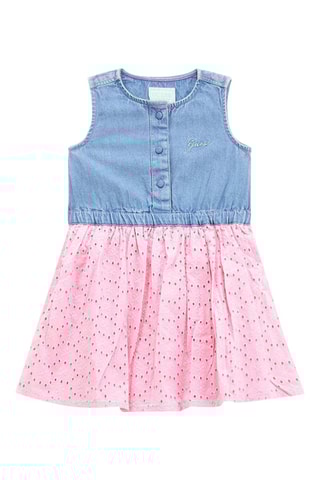 Robe trompe-l’œil - Ciel et rose