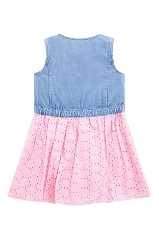 Robe trompe-l’œil - Ciel et rose