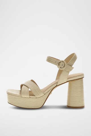 Sandales à talons - Beige