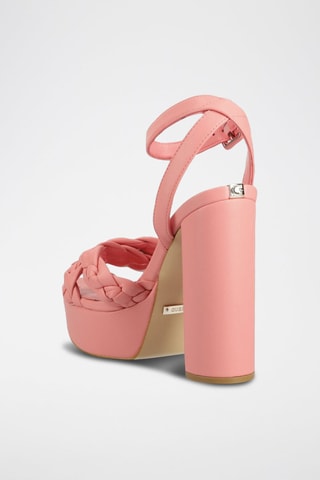 Sandales à talons - Fuchsia