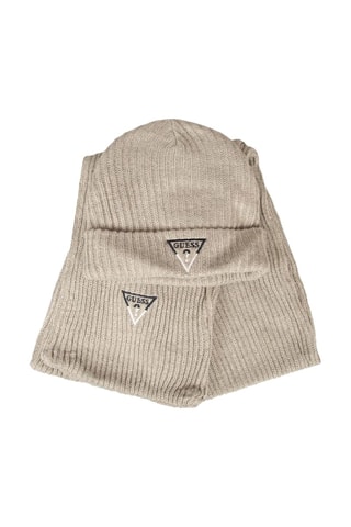 Bonnet et écharpe - Beige