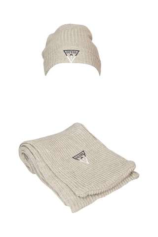 Bonnet et écharpe - Beige