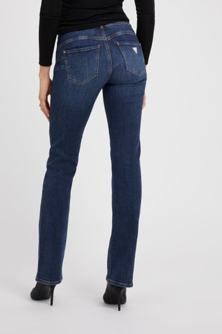 Jean straight taille haute Shape Up - Bleu marine