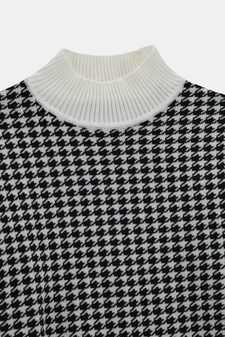 Robe pull - Noir et blanc