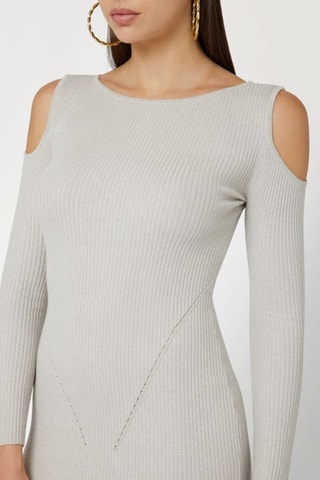 Robe fourreau Emely - Gris