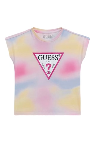 T-shirt dip and dye - Rose et bleu clair