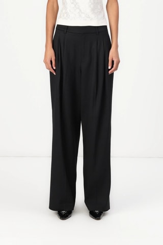 Pantalon wide leg Sancha - Noir