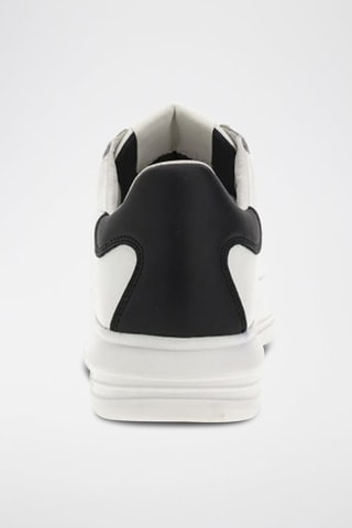 Baskets plateformes en cuir de veau Vibo - Blanc