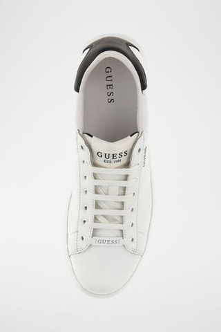 Baskets plateformes en cuir de veau Vibo - Blanc